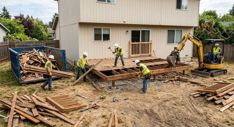 Deck Demolition Service in Sacramento, CA