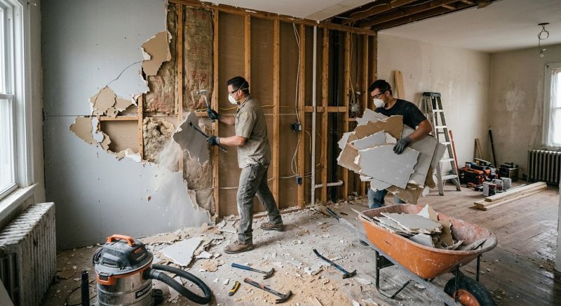 Drywall Removal in Frederick, MD