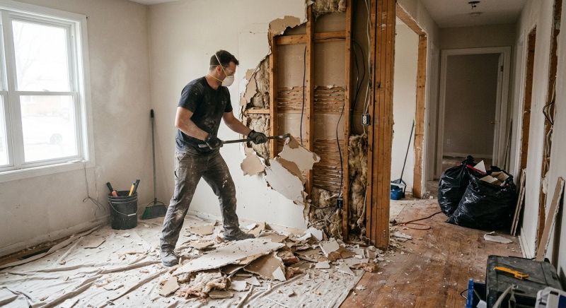Drywall Removal in Bergen County, NJ
