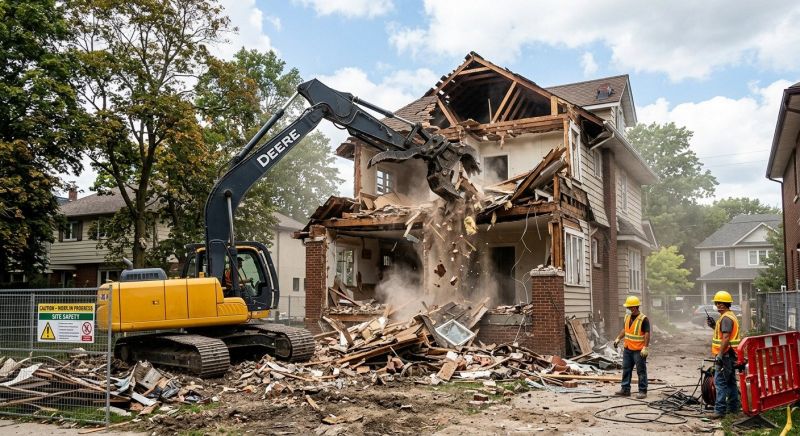 House Wrecking in South Houston, TX