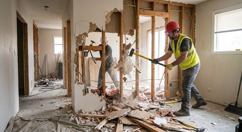 Interior Wall Demolition in Frederick, MD