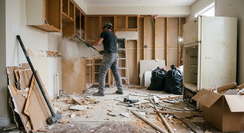 Kitchen Cabinet Demolition in Bergen County, NJ