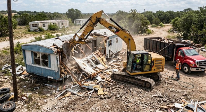 Modular Home Demolition in Sacramento, CA