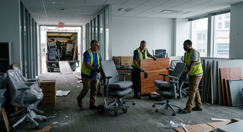 Office Furniture Removal in Roseville, CA