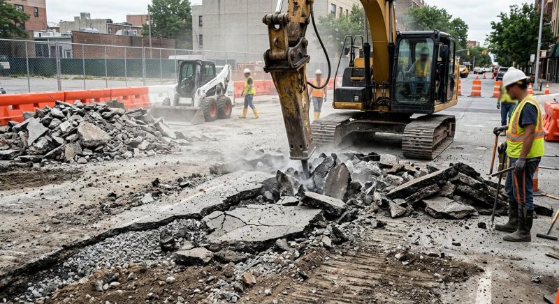 Pavement Demolition in Sacramento, CA