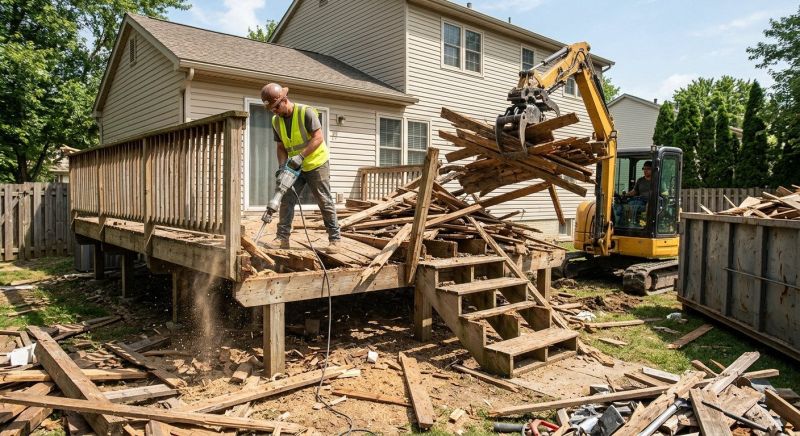Pool Deck Demolition in Sacramento, CA
