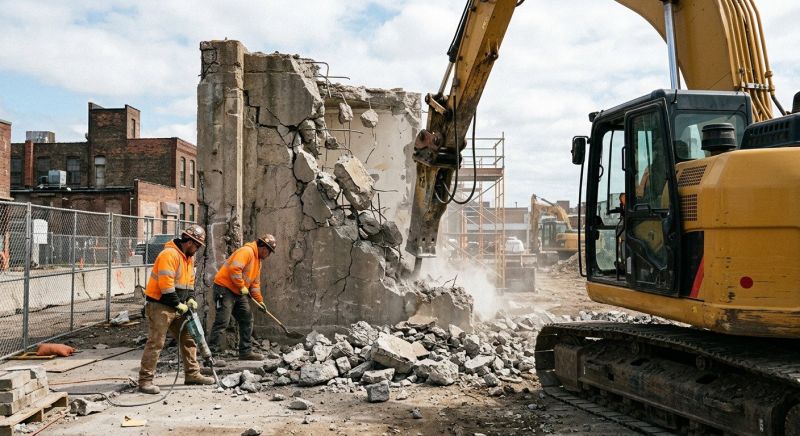 Sidewalk Demolition in Sacramento, CA