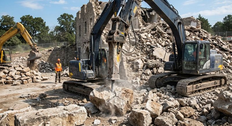 Stone Demolition in Bergen County, NJ
