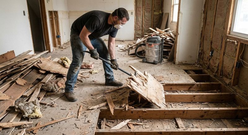 Subfloor Demolition in Bergen County, NJ