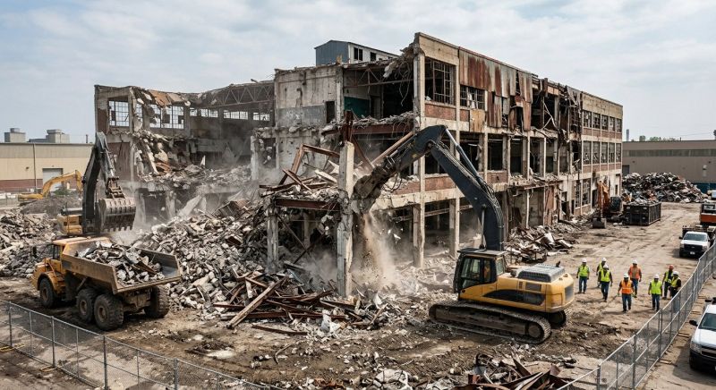 Warehouse Demolition in Bergen County, NJ