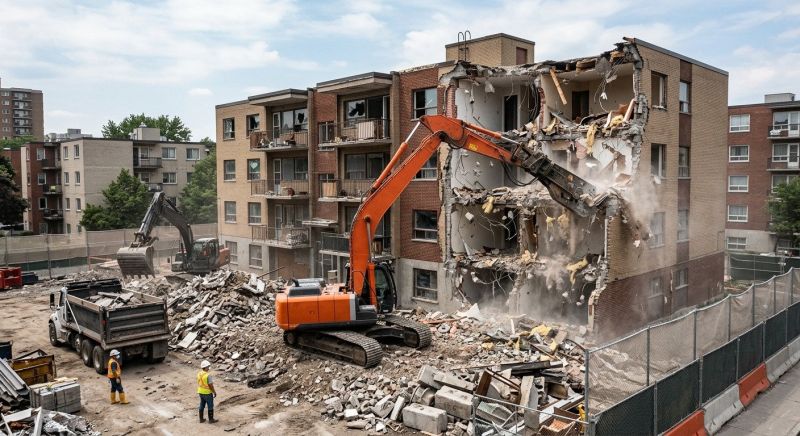Apartment Demolition in Bergen County, NJ