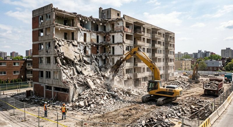 Apartment Demolition in Katy, TX