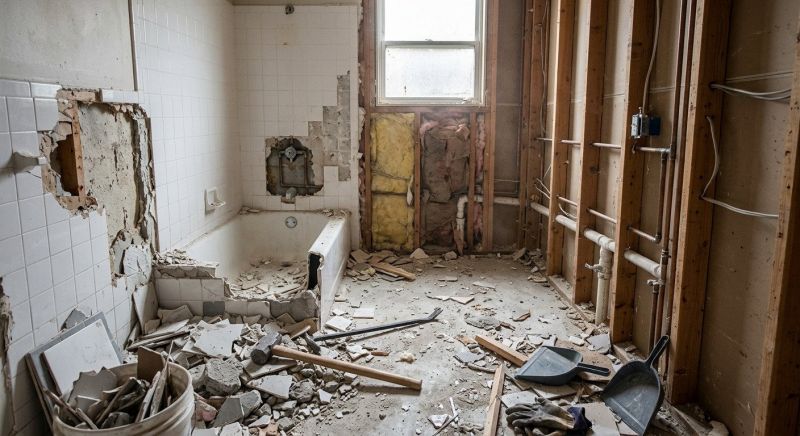 Bathroom Demolition in Frederick, MD