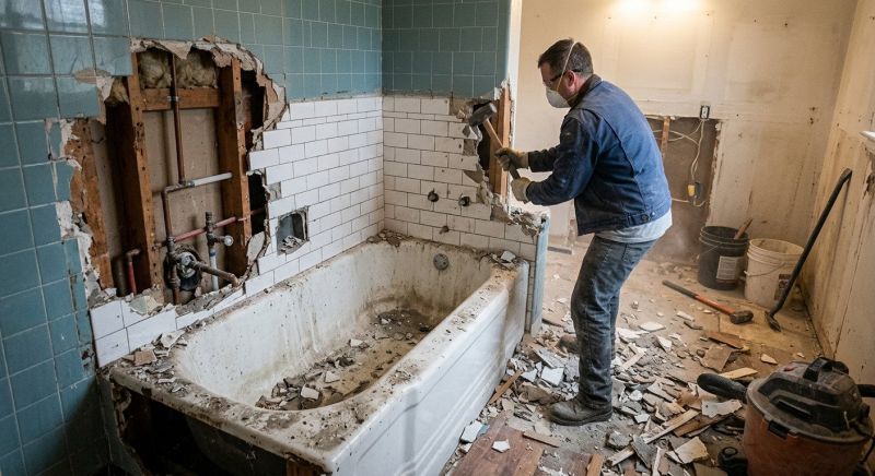 Bathtub Demolition in Bergen County, NJ