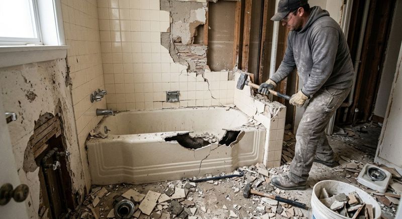Bathtub Demolition in Sacramento, CA