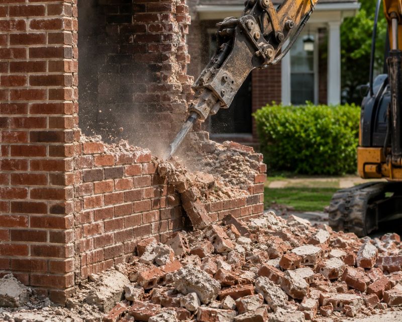 Block Wall Demolition in Bergen County, NJ