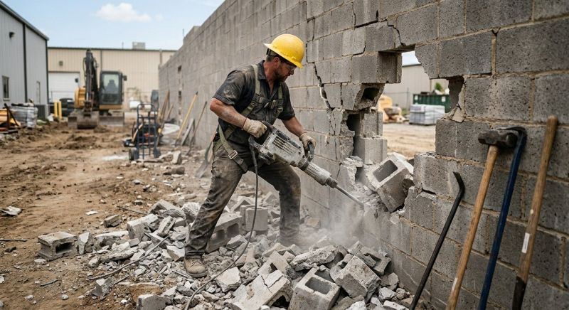 Block Wall Removal in Bergen County, NJ