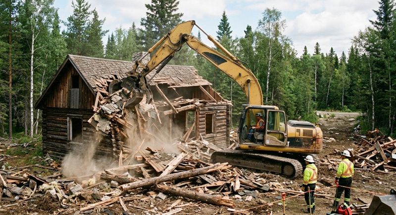 Cabin Demolition in Cypress, TX