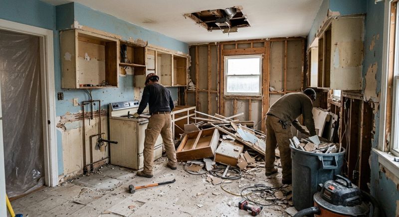 Cabinet Demolition in Bergen County, NJ