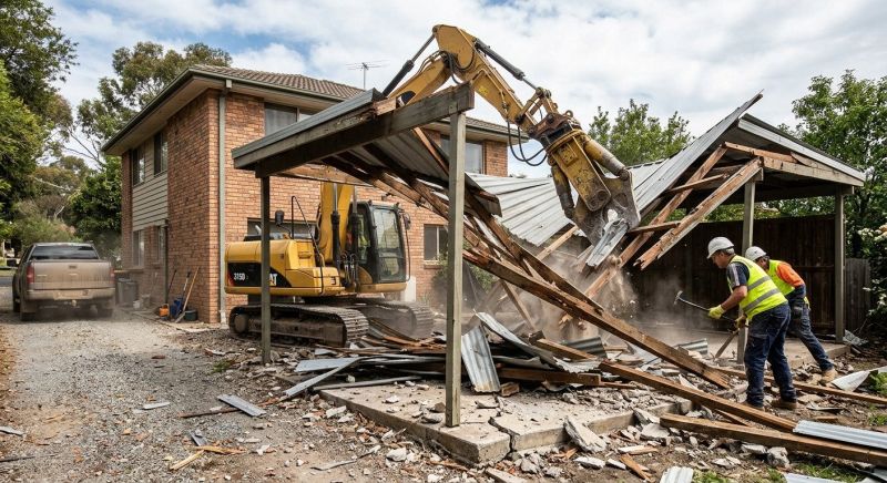 Carport Demolition in Sacramento, CA