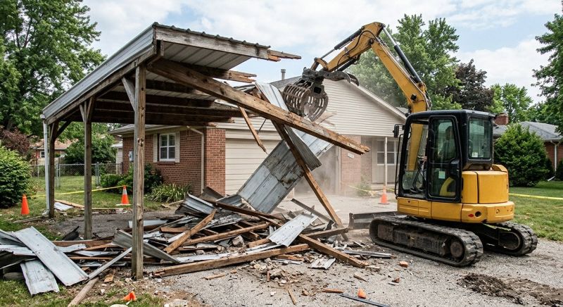 Carport Demolition in Sacramento, CA