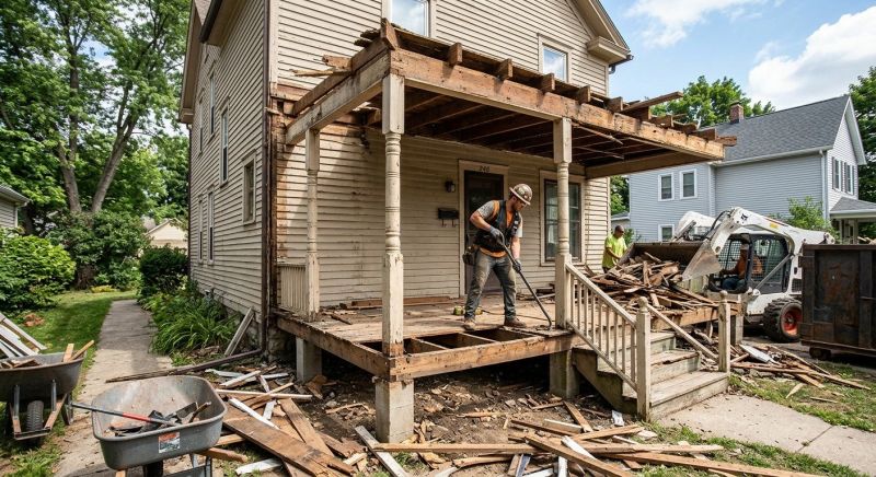 Carport Demolition in Bergen County, NJ