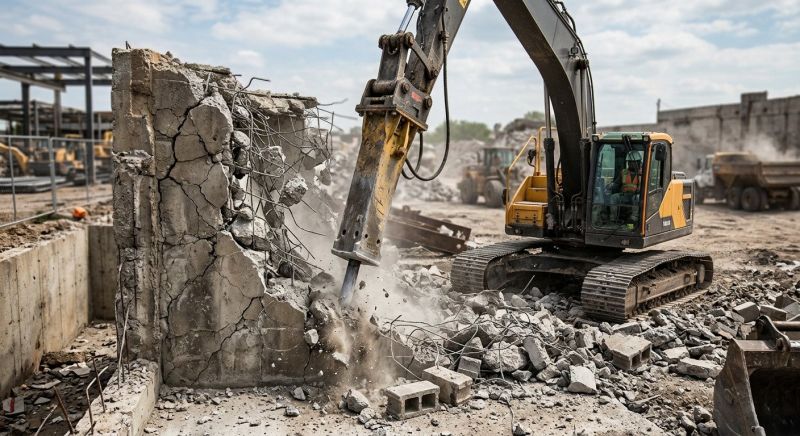 Cement Demolition in Sacramento, CA