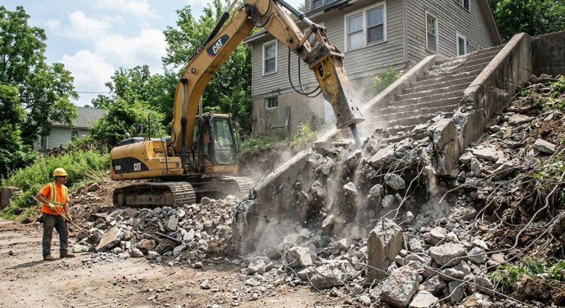 Cement Demolition in Sacramento, CA