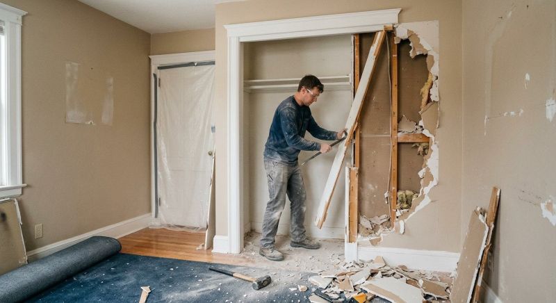 Closet Demolition in Bergen County, NJ