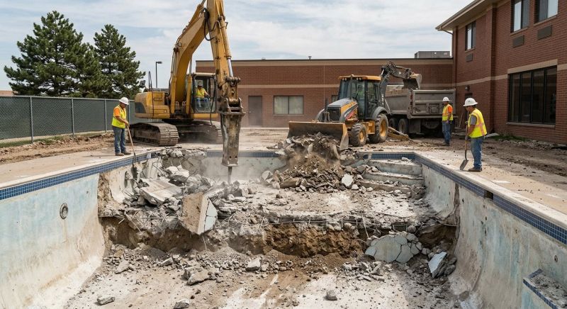 Commercial Pool Removal in Houston, TX