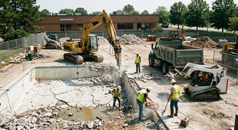 Commercial Pool Removal in Sacramento, CA