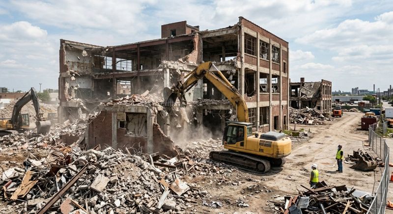 Commercial Site Demolition in Bergen County, NJ