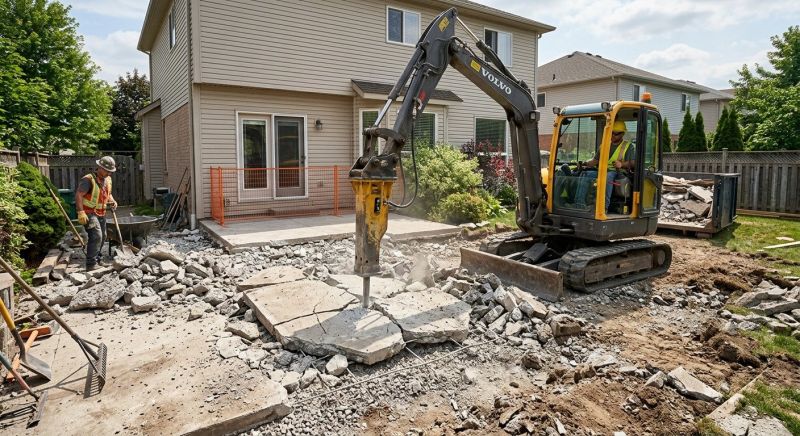 Concrete Patio Demolition in Sacramento, CA