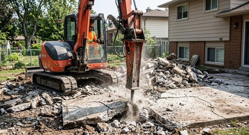 Concrete Pavement Demolition in Sacramento, CA