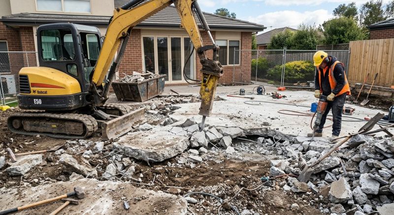 Concrete Pavement Demolition in Bergen County, NJ