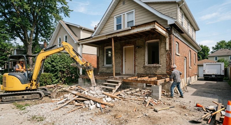 Concrete Porch Removal in Bergen County, NJ