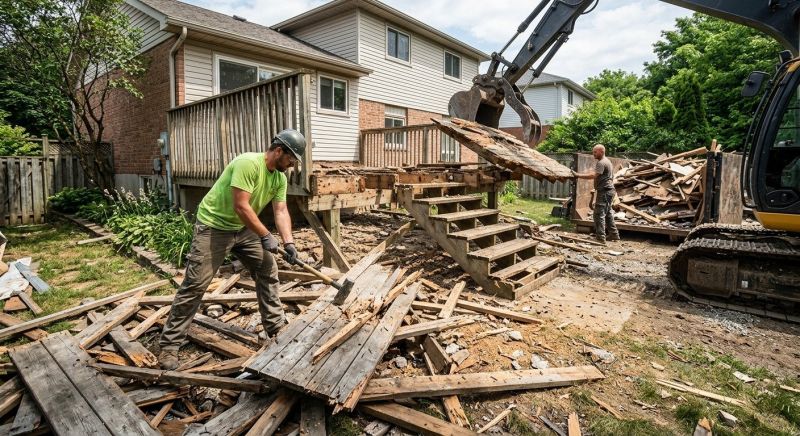 Deck Demolition Service in Sacramento, CA