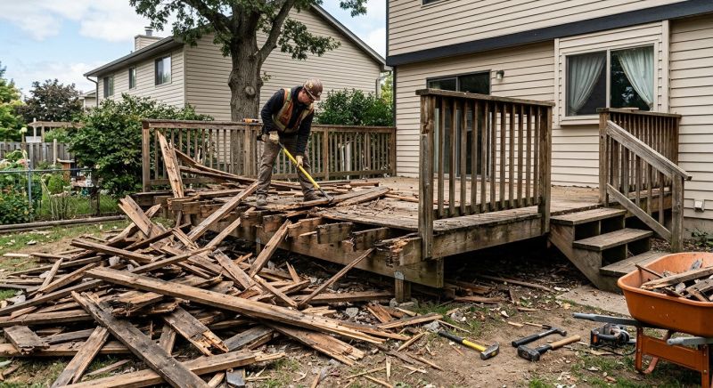 Deck Removal Service in Bergen County, NJ