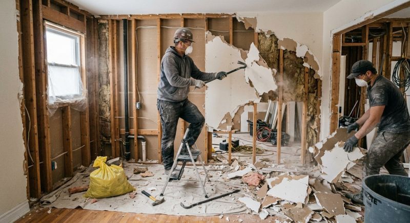 Drywall Removal in Sacramento, CA