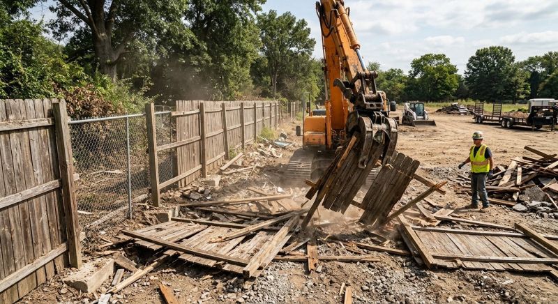 Fence Demolition in Sacramento, CA