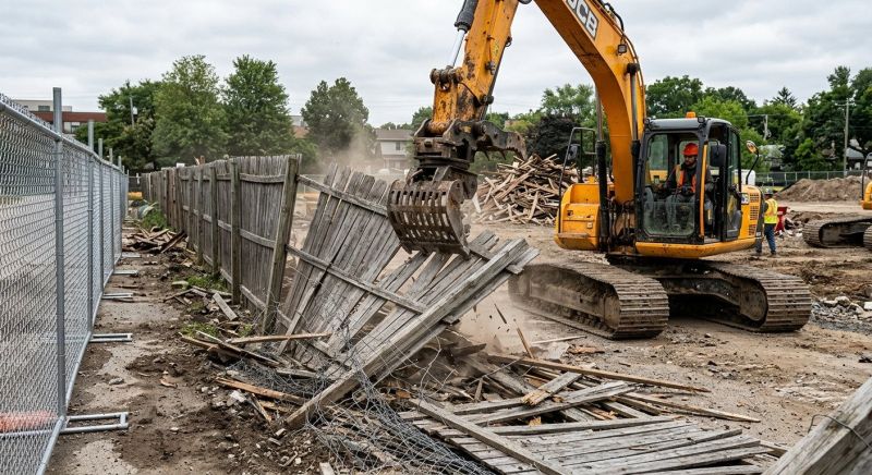 Fence Demolition in Bergen County, NJ
