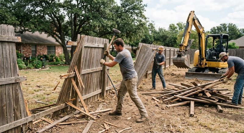 Fence Demolition in Bergen County, NJ