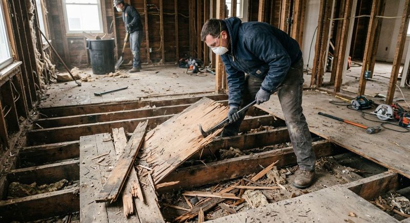 Hardwood Floor Demolition in Sacramento, CA