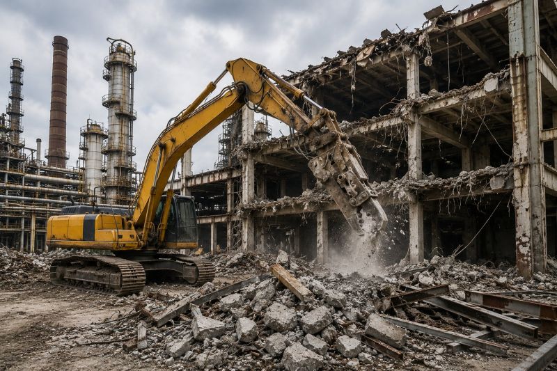Industrial Demolition in Katy, TX