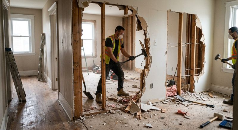 Interior Wall Demolition in Frederick, MD