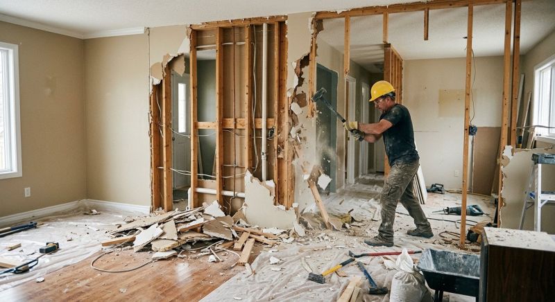Interior Wall Demolition in Frederick, MD
