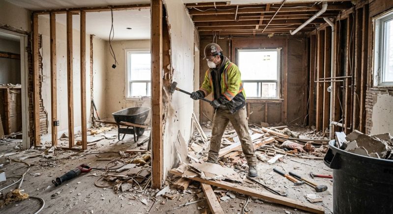 Interior Wall Demolition in Frederick, MD