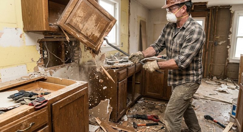 Kitchen Cabinet Demolition in Bergen County, NJ