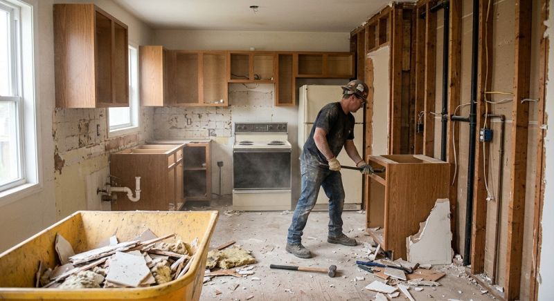 Kitchen Cabinet Demolition in Sacramento, CA
