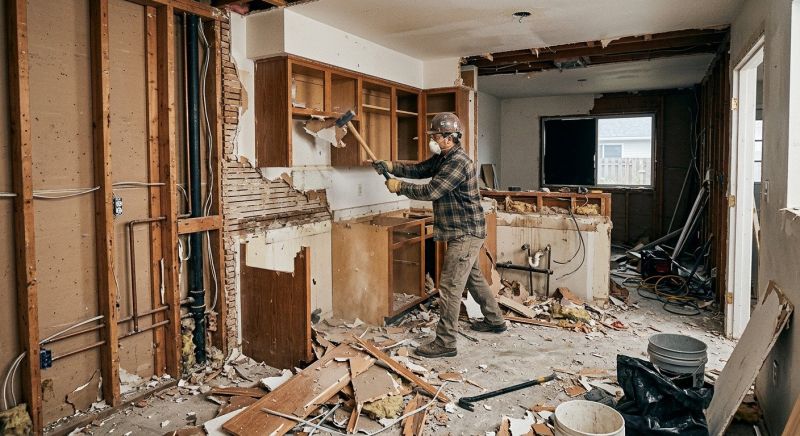 Kitchen Demolition in Sacramento, CA